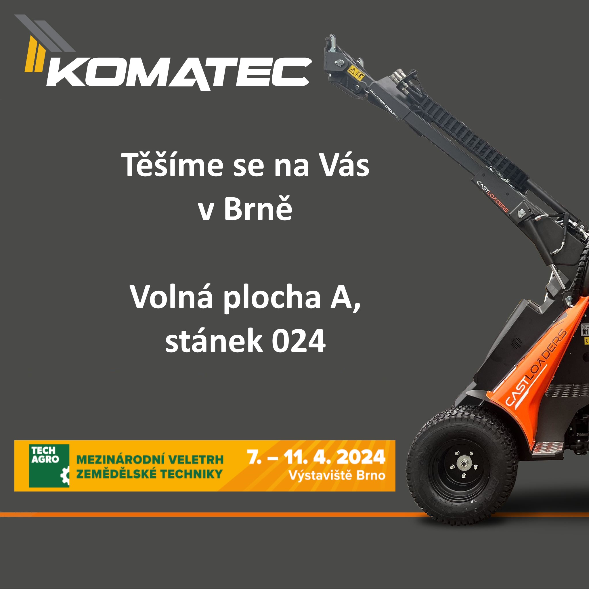 Zveme Vás na Techagro 2024